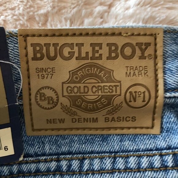 𝅺BUGLE Boys jeans NWT vintage y2k TAPERED MOM jeans vibes sz 32x30 - Picture 9 of 11
